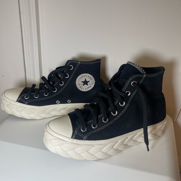 Converse All Star Hi Top Platforms - Picture 4 of 7